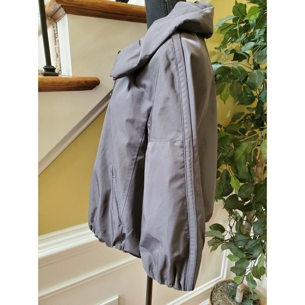 ANN TAYLOR Charcoal Full Zip Jacket Size M - Picture 5 of 10
